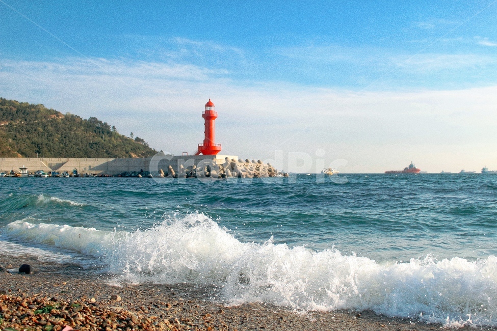 바다,하늘,배경,감성,등대,파도,해변,바다,beach,sea,등대,lighthouse