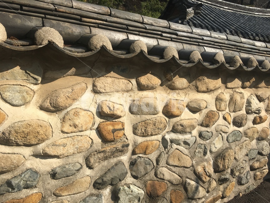 벽,돌담,한국,전통,wall,stonewall,korea,tradicional,기와,tile
