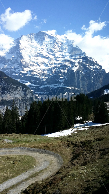 스위스,switzerland,몽블랑,montblanc,산,설산,산길