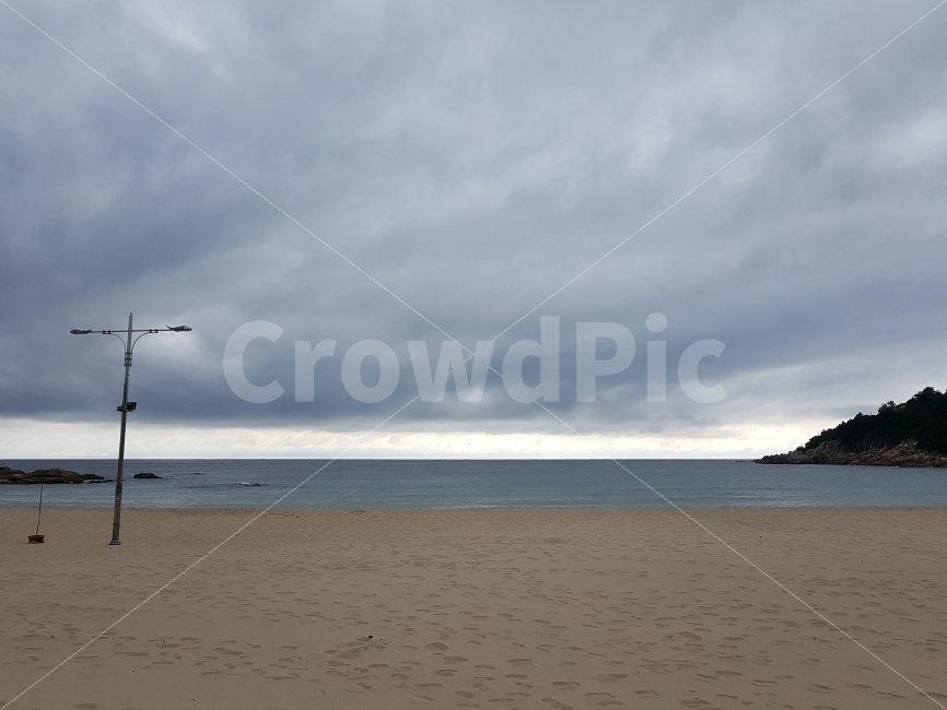 흐림,소나기,먹구름,바람,비,자연,풍경,nature,landscape,해변,바다,beach,sea