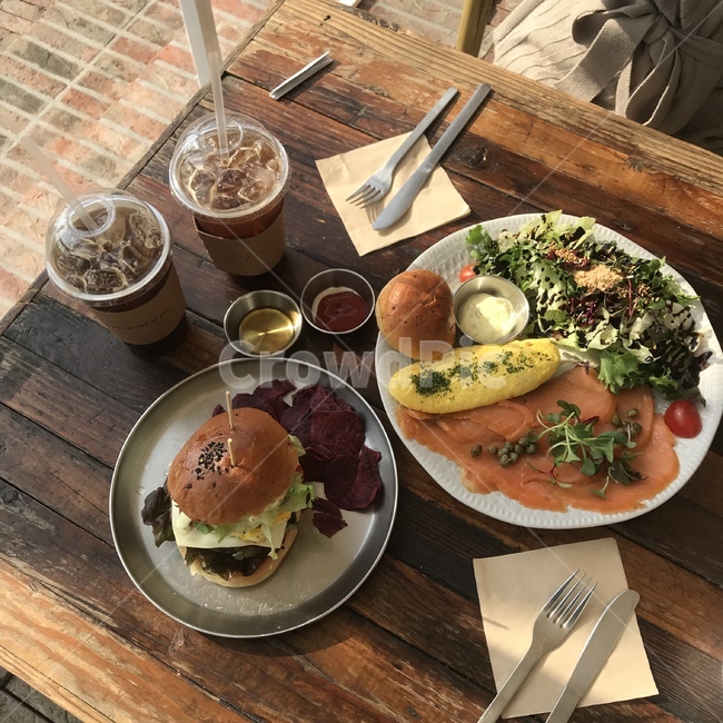 브런치,음식,햄버거,연어,brunch