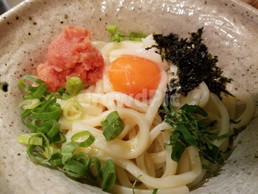 우동,카마우동,명란젓,일본,도쿄