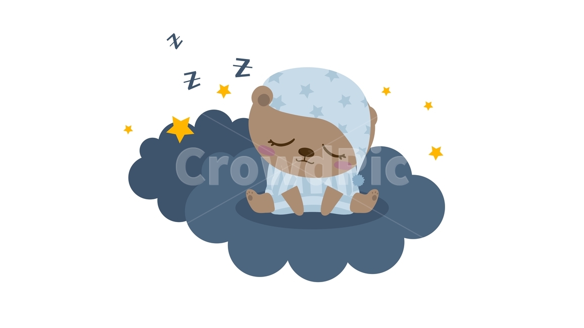 캐릭터,곰,아기,슬리피,달,잠,아기곰,베이비,베어,곰돌이,인형,꿈나라,잠옷,잠꾸러기,잠꼬대,그래픽,일러스트레이션,graphic,illustration