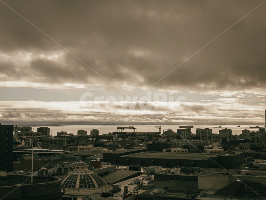 풍경,경치,일출,구름,빛,도시,풍경,city,landscape