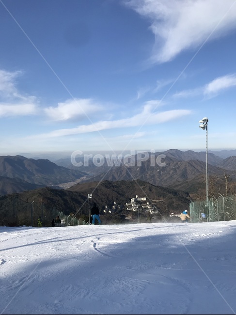 덕유산,무주스키장,snow,겨울,풍경,맑은,한겨울,white