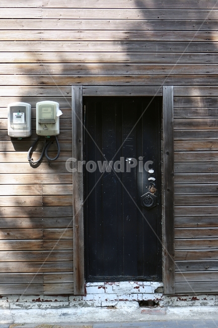 문,철문,빈티지,벽,나무벽,door,잠금,골목