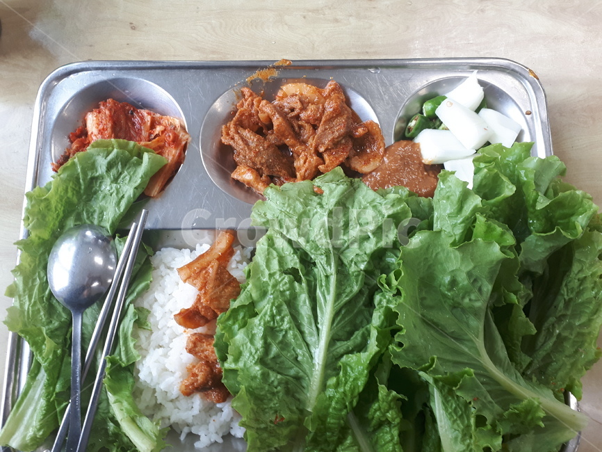 제육볶음,착한가격,구내식당,상추쌈,맛있는밥