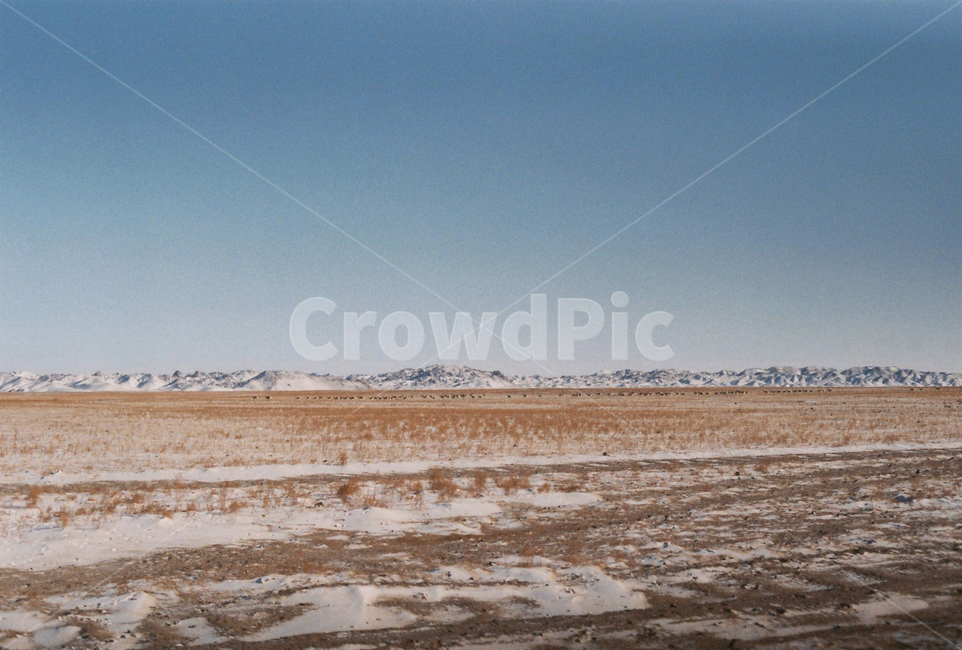 몽골,자연,고비사막,사막,눈,흙,벌판,snow,하늘,자연,풍경,nature,landscape
