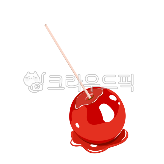 링고아메,캔디애플,사과사탕,탕후루,사과탕후루,일본,일러스트,음식,fruit,과일,candyapple,디저트,food