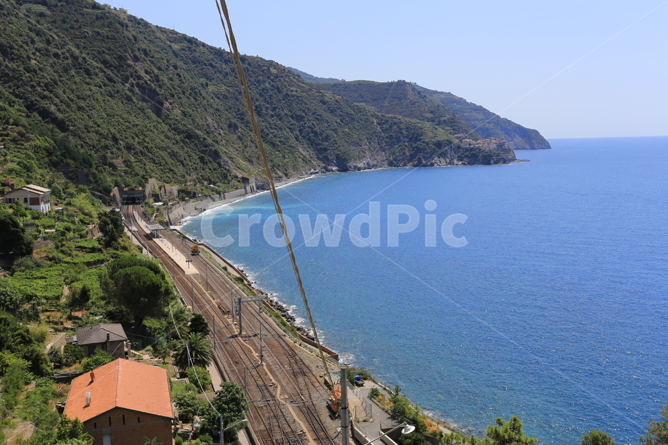 이태리,이탈리아,친퀘테레,마나롤라,italy,cinqueterre,유럽,바다,풍경,도로,기찻길,산