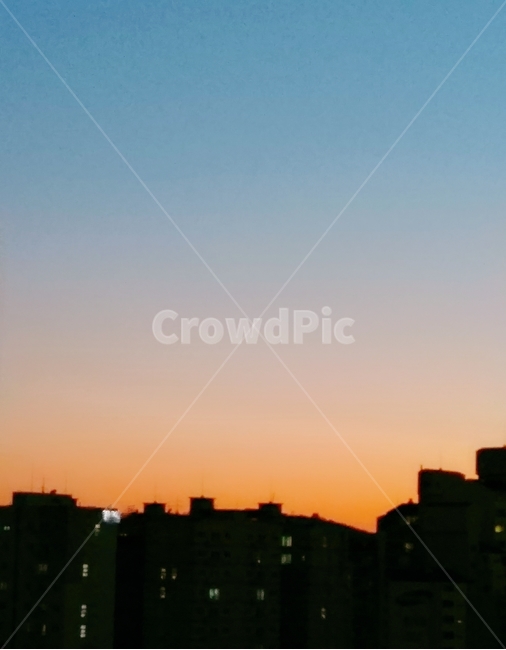 노을풍경,노을,아파트,저녁,배경화면,가을,실루엣,silhouette