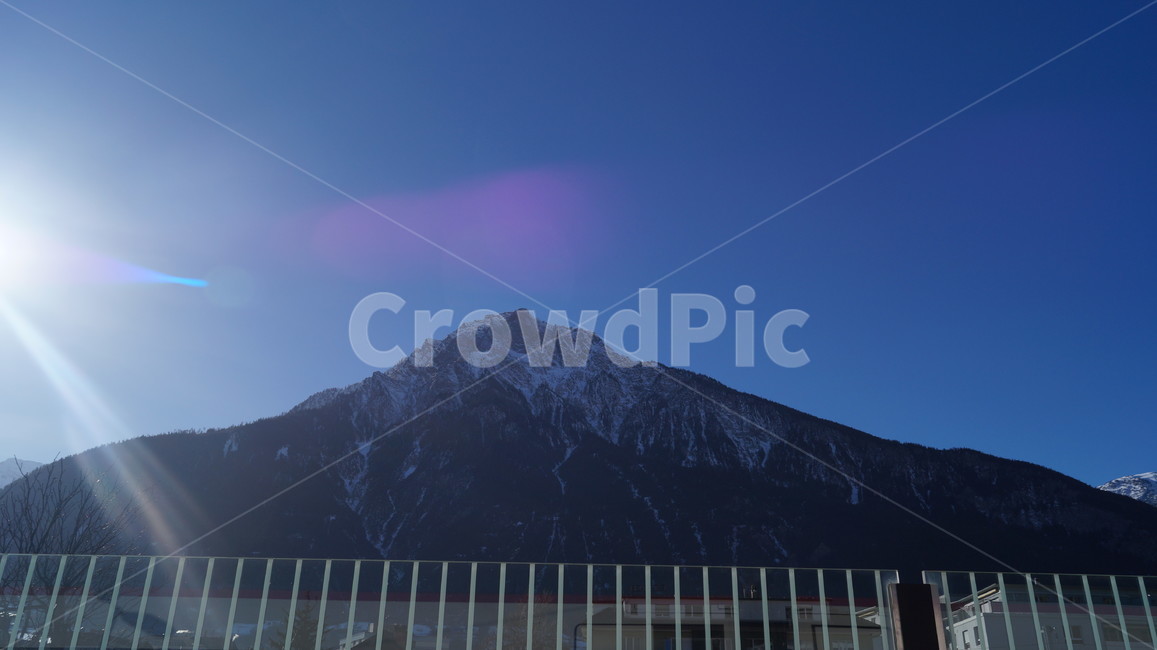 프리즘,눈,스위스,푸른하늘,하얀색,겨울,계절,winter,season,자연,풍경,nature,landscape,outdoors,옥외,mountain,산,flare,플레어,light,빛,mountain range,산맥