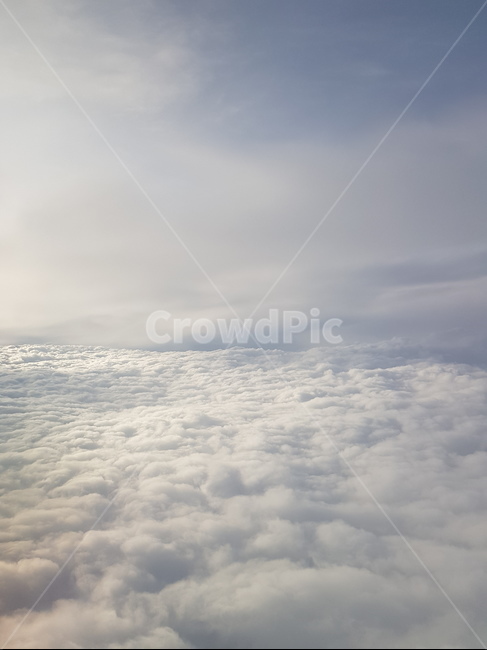 구름,비행,하늘,구름위,풍경,cloud