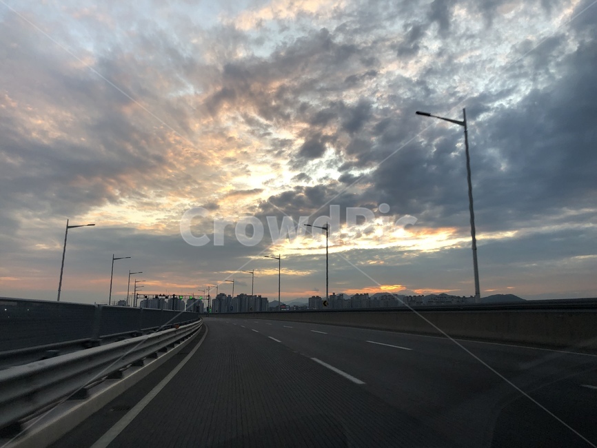 도로,road,고속도로,highway,아스팔트,하늘,노을,해질녁,일몰