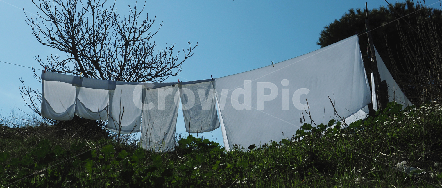 풍경,햇빛,투영,빨래,흰색,white,blue,하늘,sky,green,laundry,sunshine,landscape,bright,감성사진