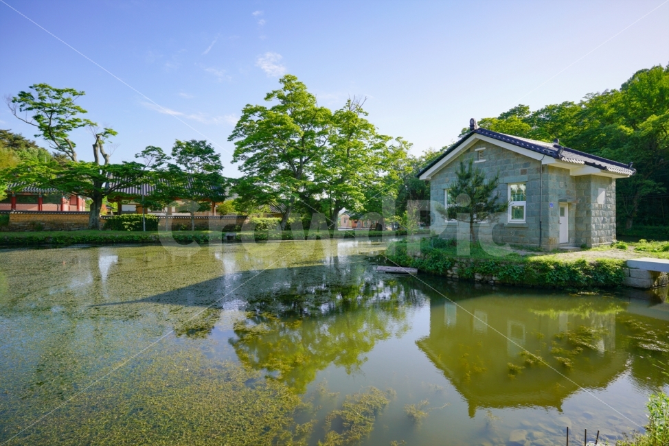 담양,반영,그림자,석조건물,장산미술관,한국전통,한국문화,korean traditional,korean culture,자연,풍경,nature,landscape,water,물,outdoors,옥외