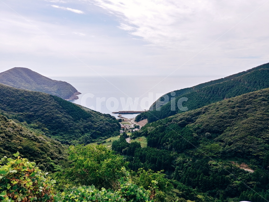 대마도,전경,바다,산,해안,바닷가,언덕,풍경,자연,일본,쓰시마섬,자연,풍경,nature,landscape,outdoors,옥외,hill,mountain