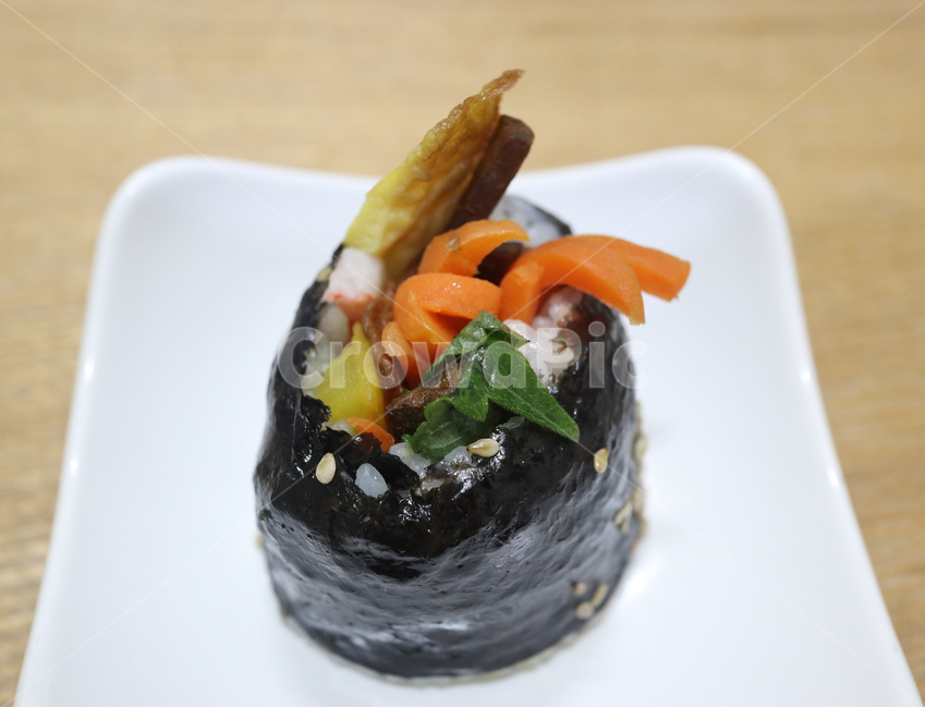 김밥,음식,당근,김,야채