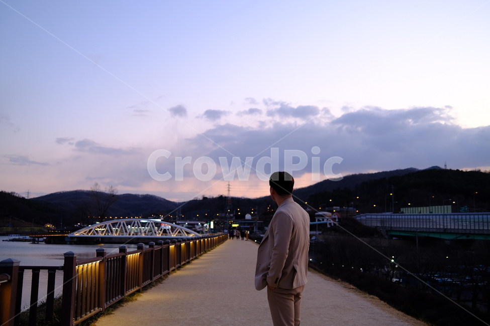 백운호수,뒷모습,남자친구,노을,남자뒷모습,해지기전