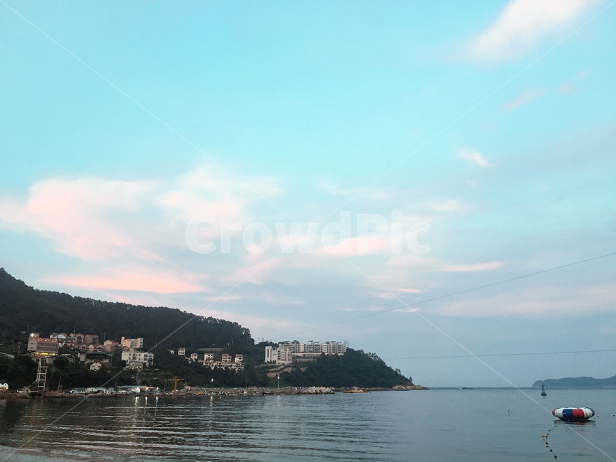 거제,바다,물,산,구름,튜브,자연,sea,해안
