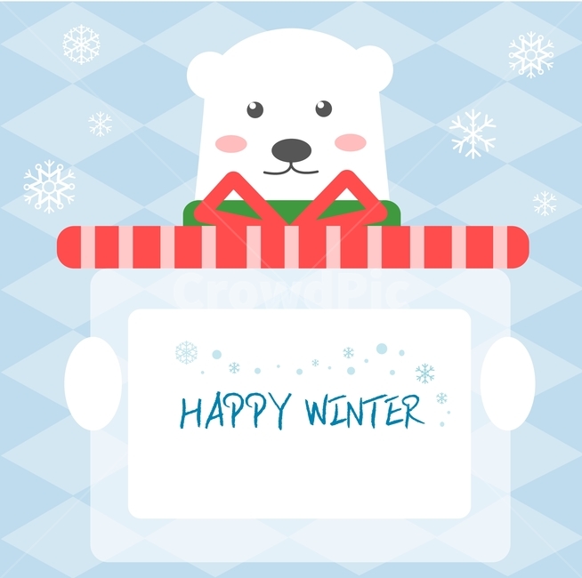 북극곰,목도리,선물상자,눈,눈결정,겨울,플랫디자인,일러스트,겨울,계절,winter,season,그래픽,일러스트레이션,graphic,illustration