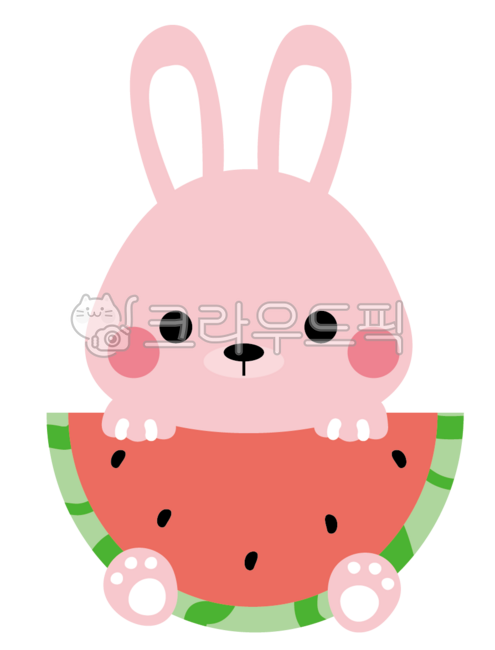 동물수박,동물모빌,수박모빌,수박동물,수박,토끼수박,토끼