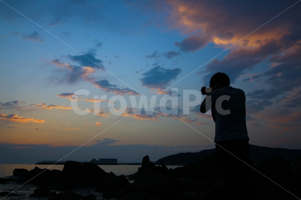 을왕리,인천,바다,석양,인물,canon,7dmark2,사람,인물,인간,human,person,인물실루엣,사람실루엣,character silhouette,human silhouette,사진작가,포토그래퍼,photographer