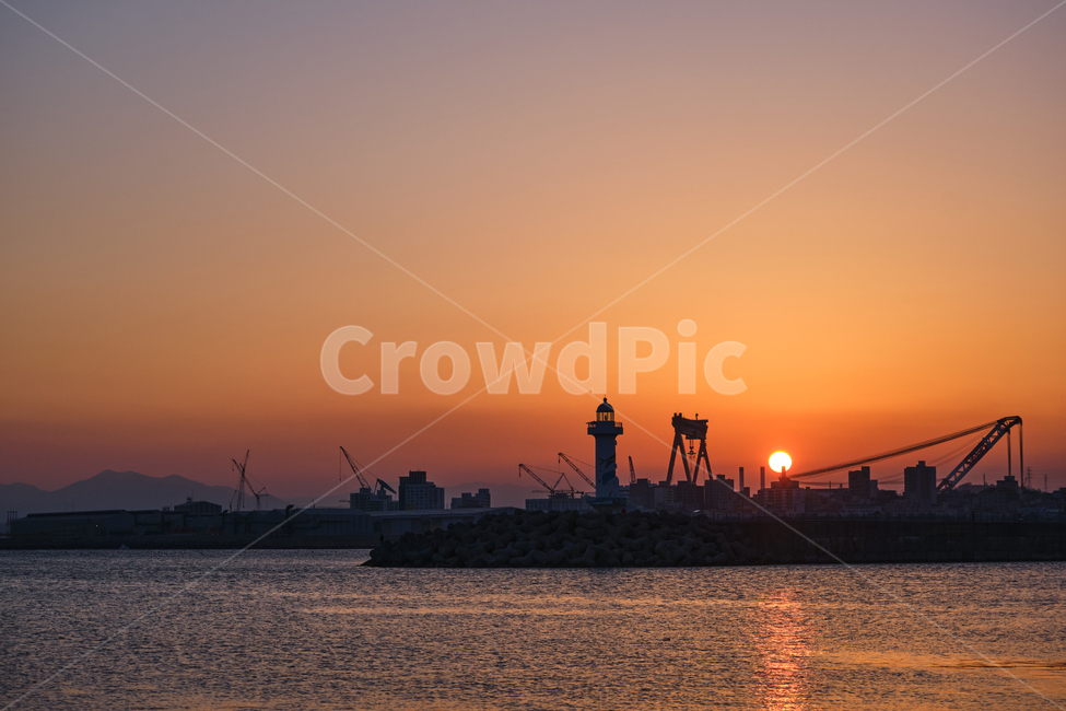 자연,nature,바다,일몰,낙조,태양,따뜻함,그리움,등대,등대,lighthouse