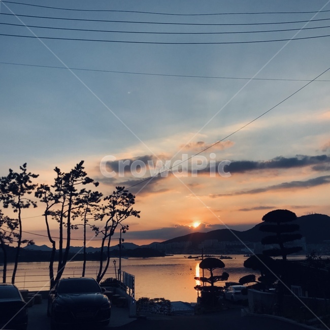 풍경,하늘,바다,노을,sky,sea,sunset