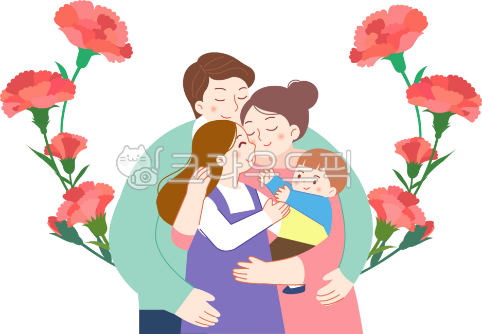Family Month,Love,Family,Carnation,Parents,Children,Gratitude,Parents' Day,May,Parents,Nest,Children's Day,Harmonious,Mom,Dad,Spring,Joy,Happiness,Event,Commemoration,Filial Piety,Frame