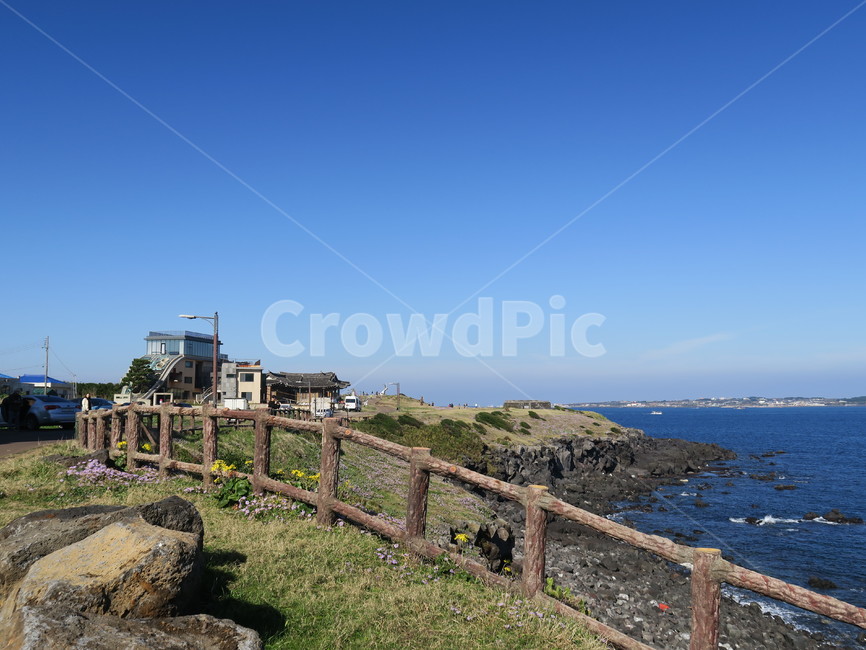 제주도,제주바다,바다,난간,돌,풍경,자연,풍경,nature,landscape