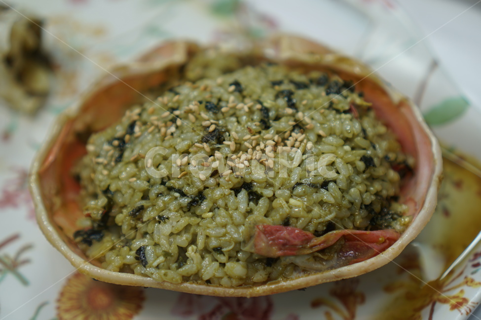 crab shell,fried rice,Crab shell fried rice,food,crab