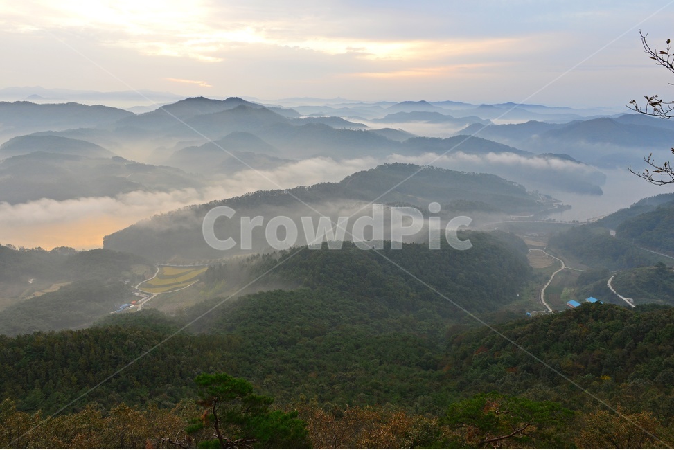 전북,임실,국사봉,운해,아침,여명,산,산그리매,집,nature,자연,outdoors,옥외,자연,풍경,nature,landscape