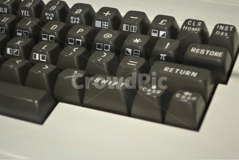 오래된,빈티지,레트로,컴퓨터,키보드,자판,버튼,단추,입력,장치,전자제품,사물