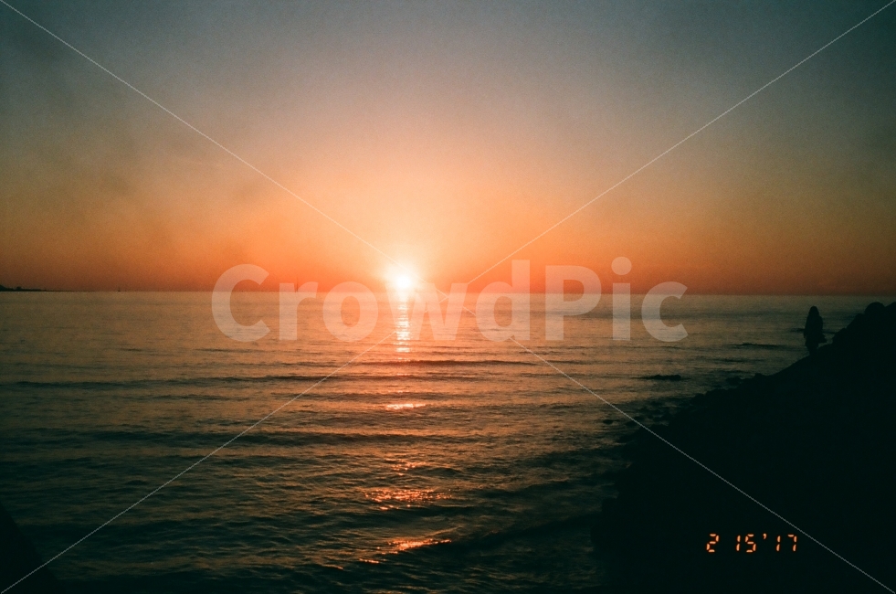 노을,바다,제주도,sunset,sea,필름카메라,자연,풍경,nature,landscape,감성,sensible,feeling,색깔,색상,색채,색감,color sense,color sensitivity,feeling of color,light,빛,flare,플레어,sunlight,햇빛,outdoors,옥외