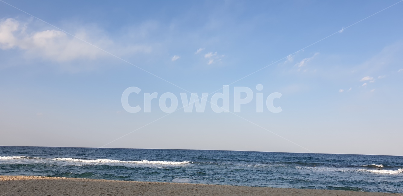 바다,하늘,파도,해변,강릉,해변,바다,beach,sea