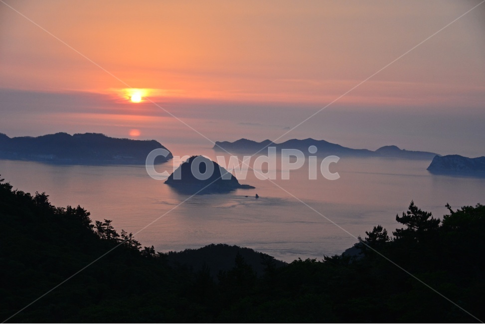 nature,자연,outdoors,옥외,water,물,shoreline,해안선,sea,바다,ocean,대양,island,섬,coast,연안,진도,조도,도리산전망대,조도일몰,자연,풍경,nature,landscape