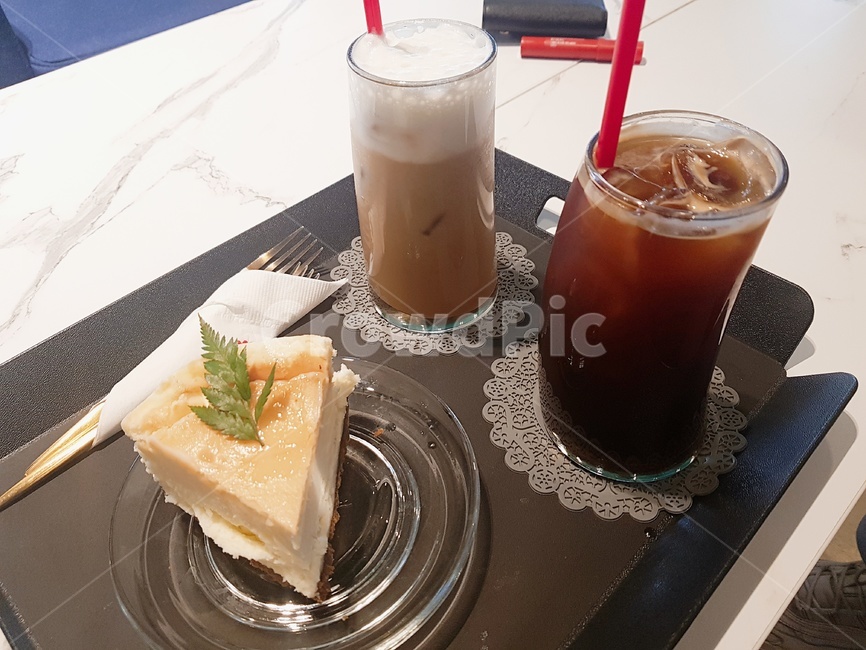 커피,치즈케이크,카페,분위기,고급스러운