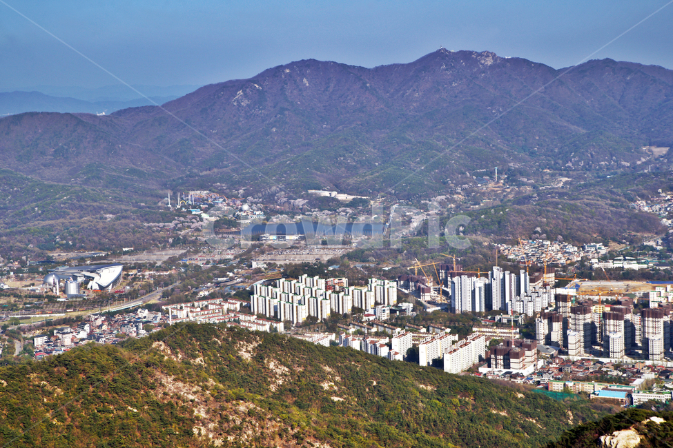 관악산,과천,경기도,산,건설,청계산,도심