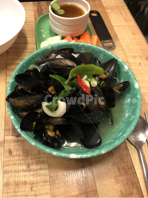 홍합,홍합찜,술안주,steameddish,mussel,요리,음식,dish,food,meal