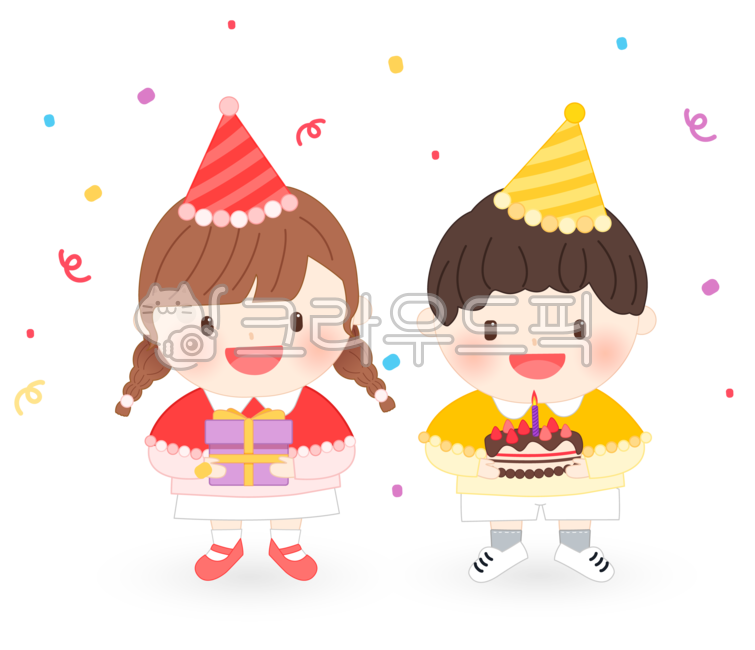 생일파티,어린이날,꼬깔콘,홈파티,생일,birthday,기념일,이벤트,서프라이즈,선물,선물상자,선물박스,기프트,파티,party,유치원,어린이집,아이,유아,원아,어린이,초코케이크,촛불,생일모자,보육원,귀여운,캐릭터,일러스트,illustration,그래픽,손그림,가정의달,5월,축하,남자아이,여자아이,여학생,남학생,유치원생,person,생일케이크,birthdaycake,dessert,케이크