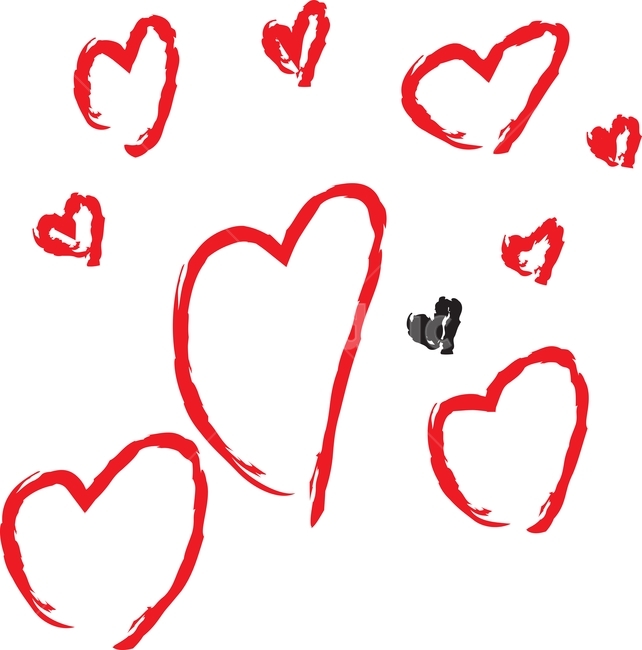 하트,붉은하트,빨간색하트,여러하트,하트이미지,하트일러스트,감정표현,기분,feeling,emotion,그래픽,일러스트레이션,graphic,illustration