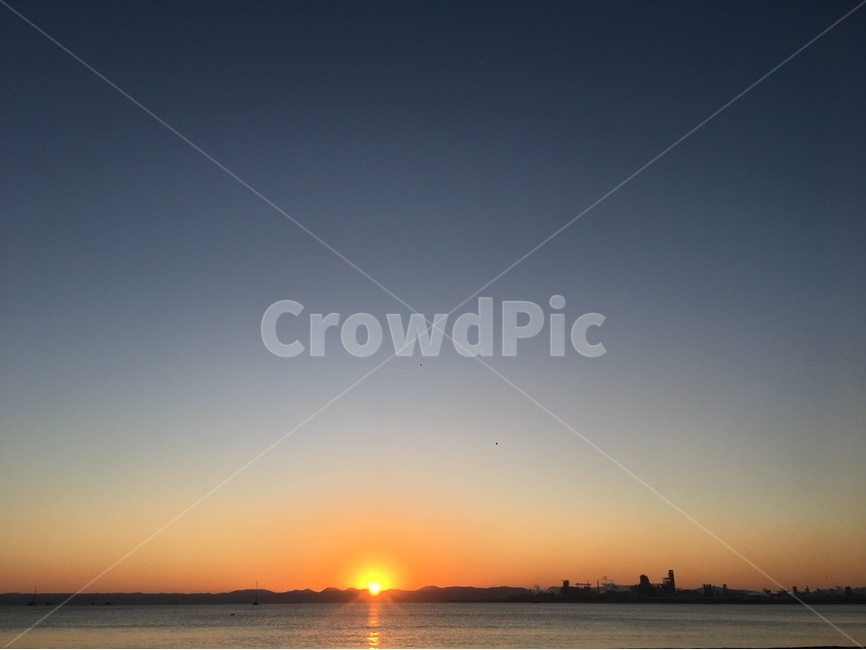 포항,영일대,해돋이,해,새해,자연,풍경,nature,landscape,outdoors,옥외,sky,하늘,dusk,황혼,sunset,일몰,red sky,붉은 하늘,dawn,새벽