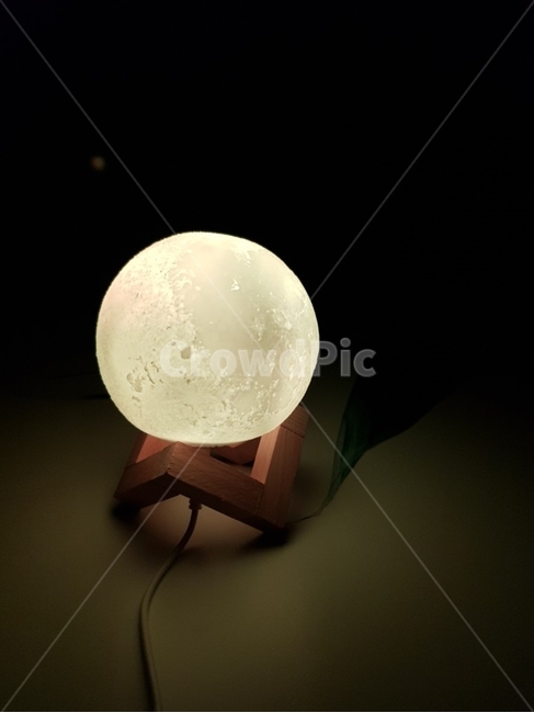 무드등,달,구체,달모양,불빛,전구