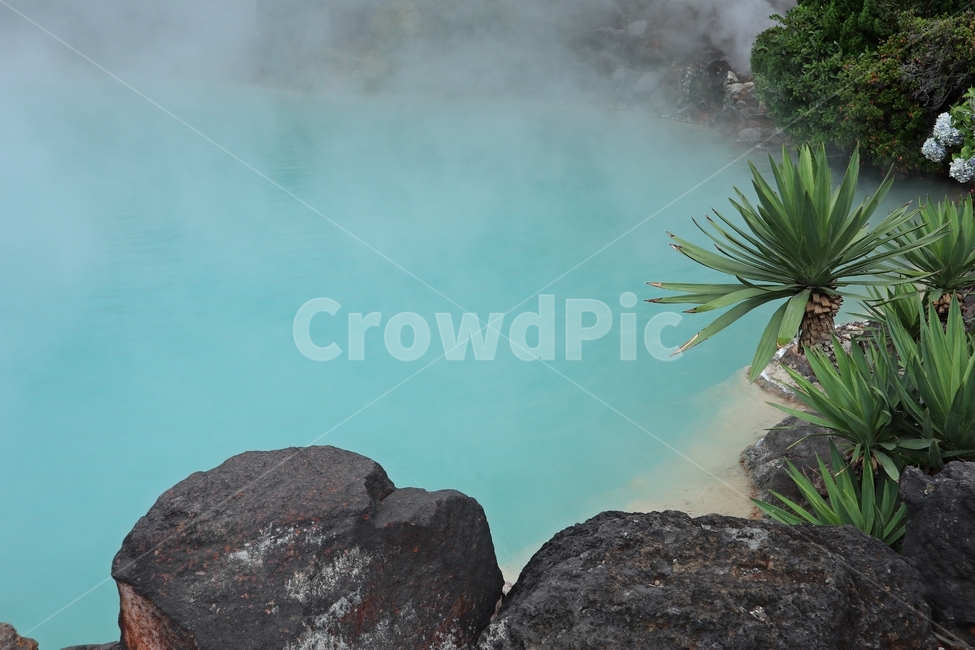 우미지옥,온천,hotspring,hot,자연,푸른빛,맑은물,열대온천
