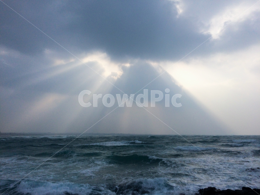 하늘,빛,구름,바다,해변,파도,물결,태양,하늘빛,bright,자연,풍경,nature,landscape,ocean,대양,sea,water,물,outdoors,옥외