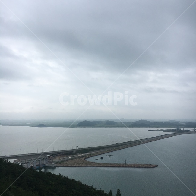 흐림,구름,풍경,바다,하늘,어두운