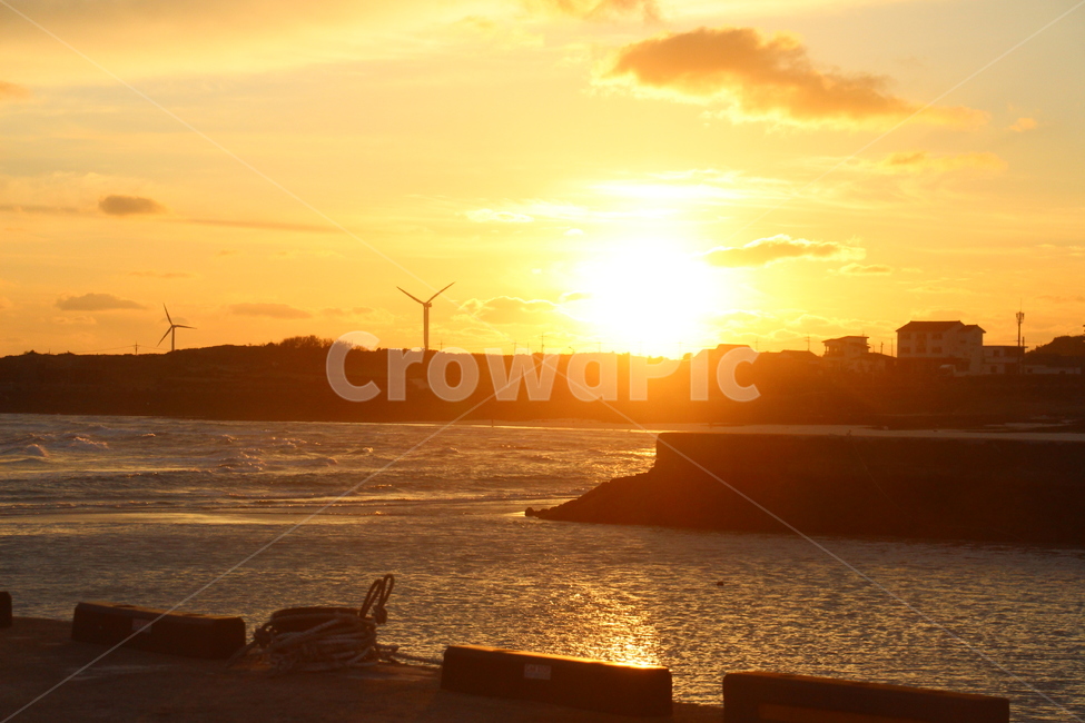 석양,노을,하늘,황혼,풍경,해안도로,풍력발전,풍력발전소,sunset,sun,sky,ocean,제주도,nature,자연,제주해안도로,월정리,outdoors,옥외,붉은하늘,redsky,일몰,light,빛,flare,플레어,sunlight,햇빛