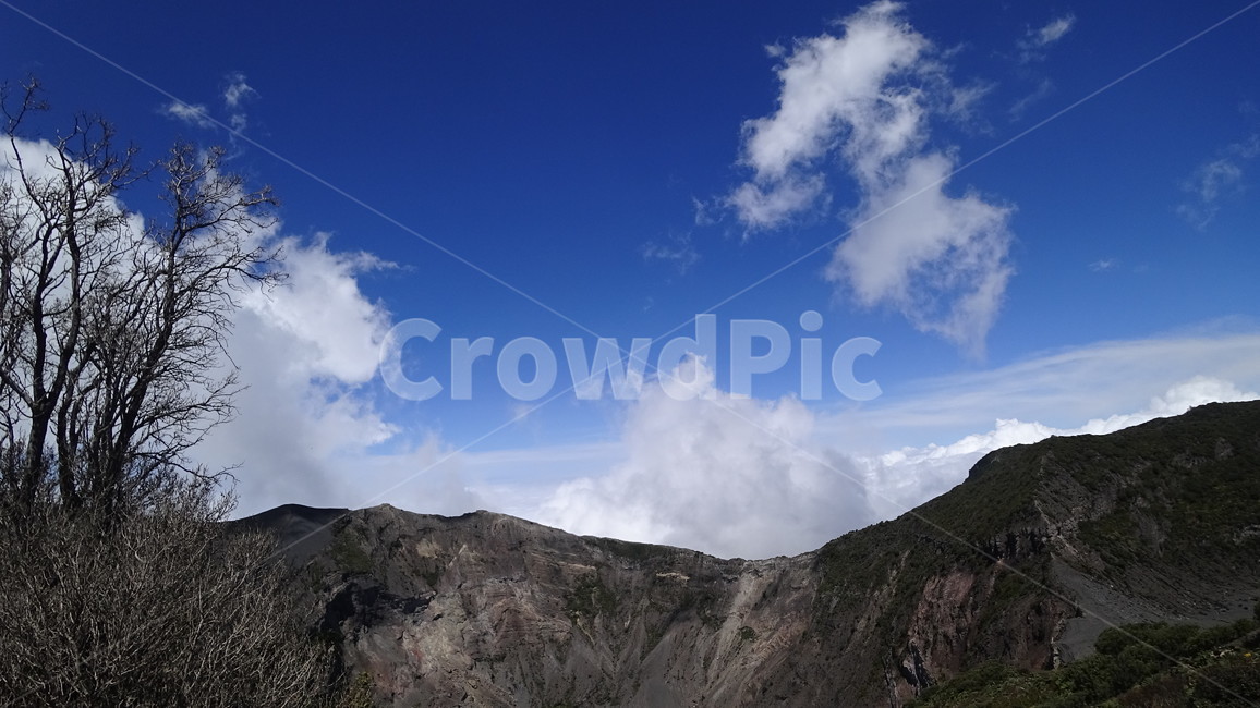 코스타리카,남미,화산,하늘,나무,황량한,구름,산,산맥,자연,풍경,nature,landscape,해외,외국,세계,foreign,oversea,world,세계자연풍경,해외자연풍경,외국자연풍경,world nature landscape,outdoors,옥외,mountain