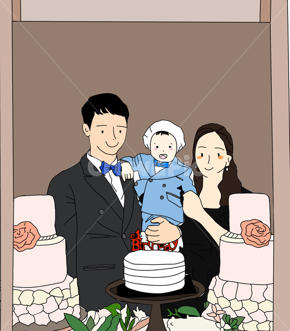 100day,family,baby,birthday,happybirthday,hbd,생일,100일,백일상,백일,잔치,생일상,축하,가족,가족사진,가족일러스트,파티,축하파티,생일파티,아기,가족,패밀리,family,그래픽,일러스트레이션,graphic,illustration